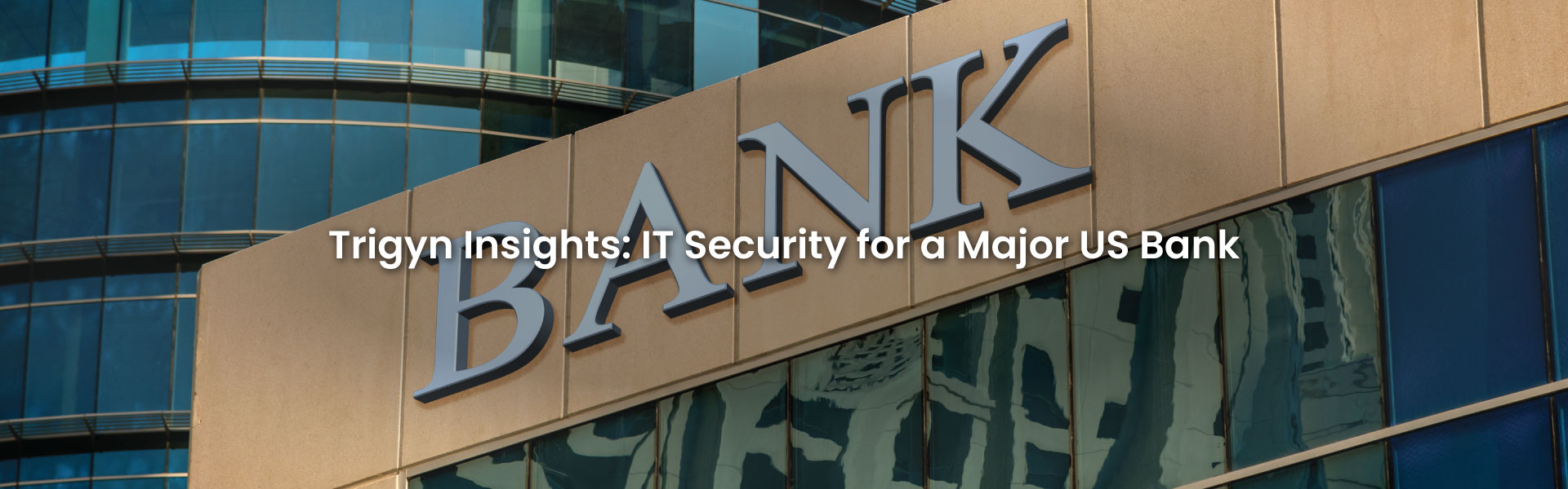 Case Study IT Security for a Major US Bank